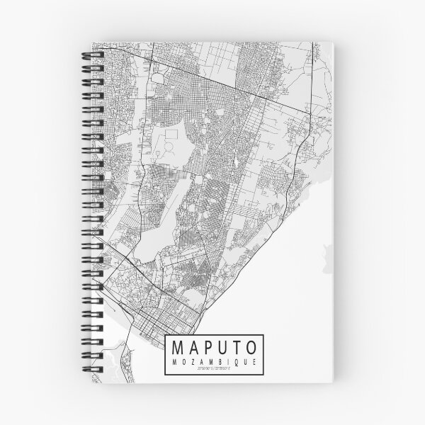 Artikelvorschau, Maputo Stadtplan von Mosambik - Leicht entworfen und verkauft von deMAP.