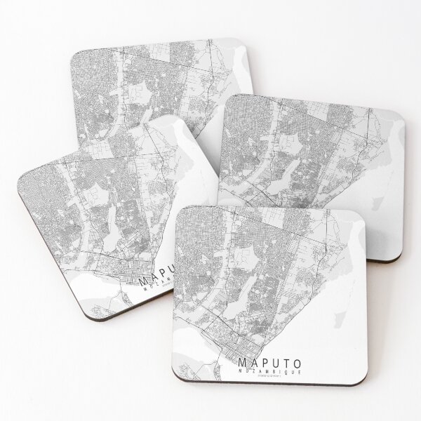 Item preview, Maputo City Map of Mozambique - Light designed and sold by deMAP.