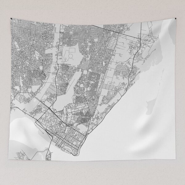 Item preview, Maputo City Map of Mozambique - Light designed and sold by deMAP.