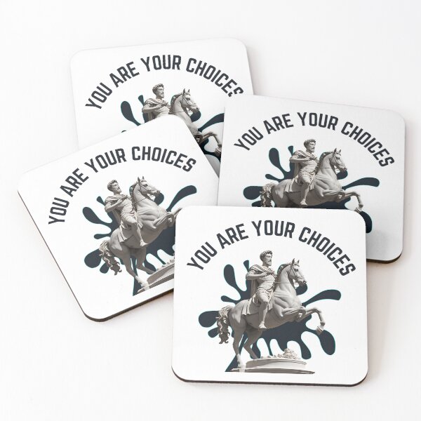 Item preview, You Are Your Choices - Stoic Philosopher Marcus Aurelius Artwork  designed and sold by LexaArtworks.