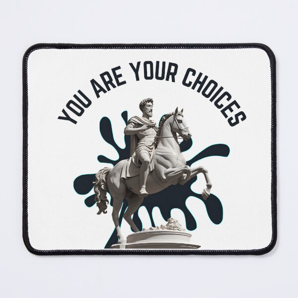 Item preview, You Are Your Choices - Stoic Philosopher Marcus Aurelius Artwork designed and sold by LexaArtworks.