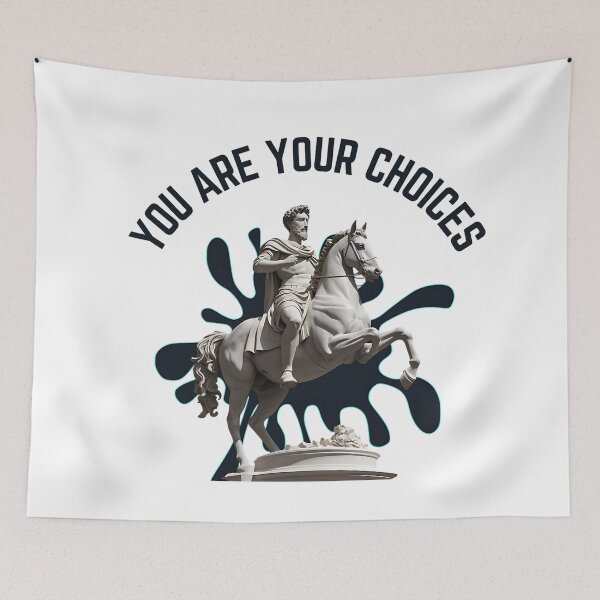 Item preview, You Are Your Choices - Stoic Philosopher Marcus Aurelius Artwork  designed and sold by LexaArtworks.