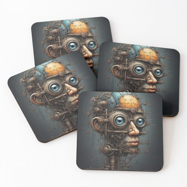 Item preview, Steampunk Cyborg Man of the Future designed and sold by Virtuals1.