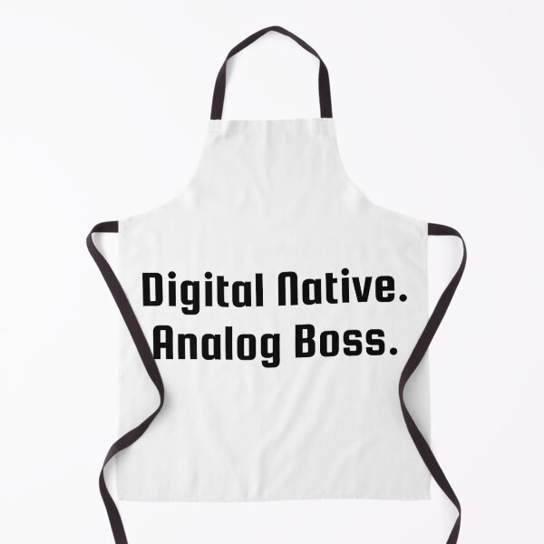Item preview, Digital Native. Analog Boss. designed and sold by Ninjacatoff.