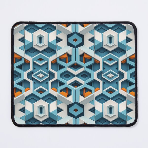 Item preview, Futuristic Geometric 3D Pattern designed and sold by dreephic22.