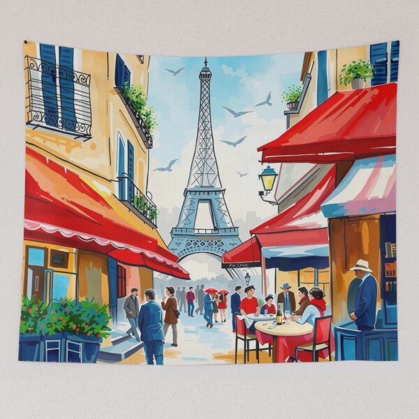 Aperçu de l'œuvre Paris Cafe créée et vendue par JackFreestone.