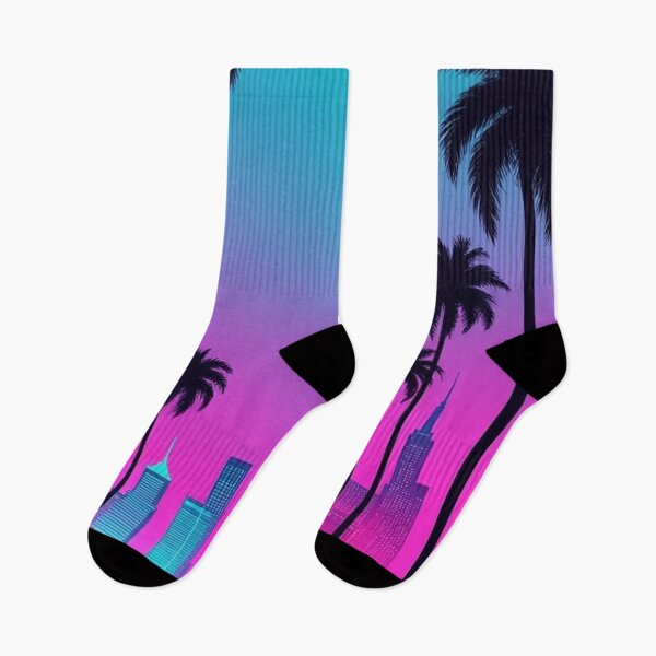 Item preview, Retro Landscape | Neon Take on the Big City designed and sold by Esterlane.