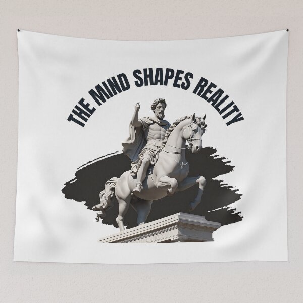 Item preview, The Mind Shapes Reality - Stoic Philosopher Marcus Aurelius Art designed and sold by LexaArtworks.