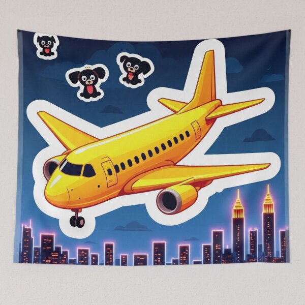 Item preview, Fluffy Puppy Invasion | Jello Plane Incoming designed and sold by Esterlane.