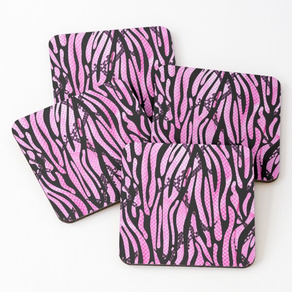 Item preview, Light Pink Snakeskin Tiger Print Pattern  designed and sold by VonsKraftCorner.