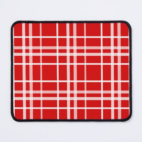 Item preview, White On Red Tartan Plaid Pattern Design designed and sold by PatternTitan.