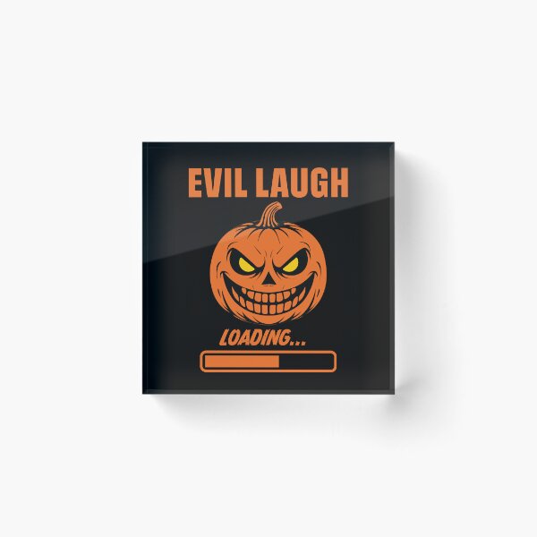 Item preview, Evil Laugh Loading Jack-o'-Lantern Halloween Tee designed and sold by Koony House and Field.