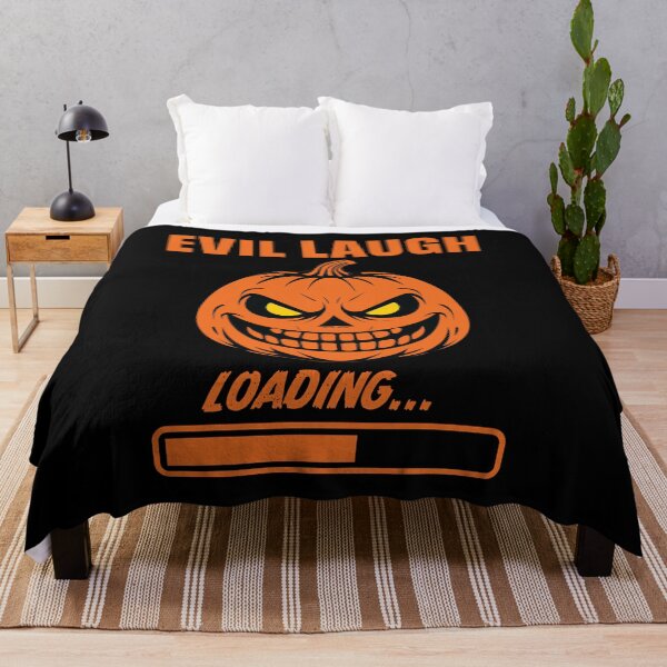 Item preview, Evil Laugh Loading Jack-o'-Lantern Halloween Tee designed and sold by Koony House and Field.