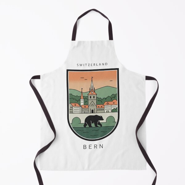 Item preview, Bear’s Stroll Through Historic Bern Skyline designed and sold by ParadiseApple.