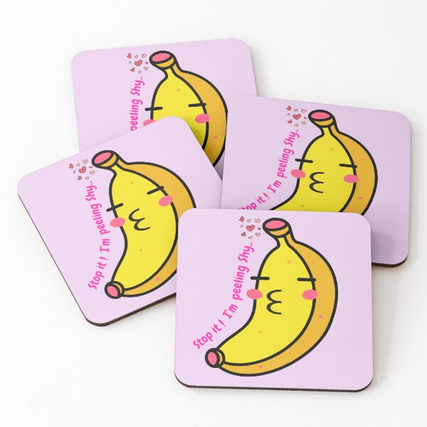 Item preview, Stop It, I’m Peeling Shy – Funny Banana Love Design designed and sold by minibrainco.