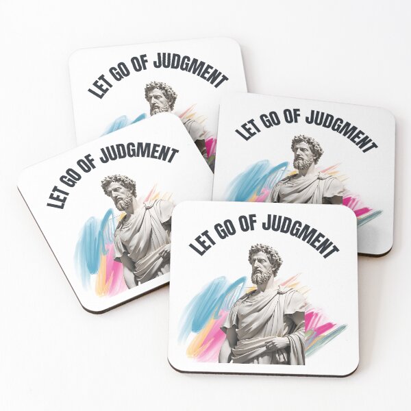 Item preview, Let go of Judgment - Stoic Philosopher Marcus Aurelius Art designed and sold by LexaArtworks.