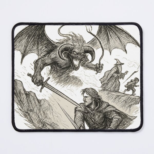 Item preview, Balrog vs Aragorn designed and sold by AndrewWorld.