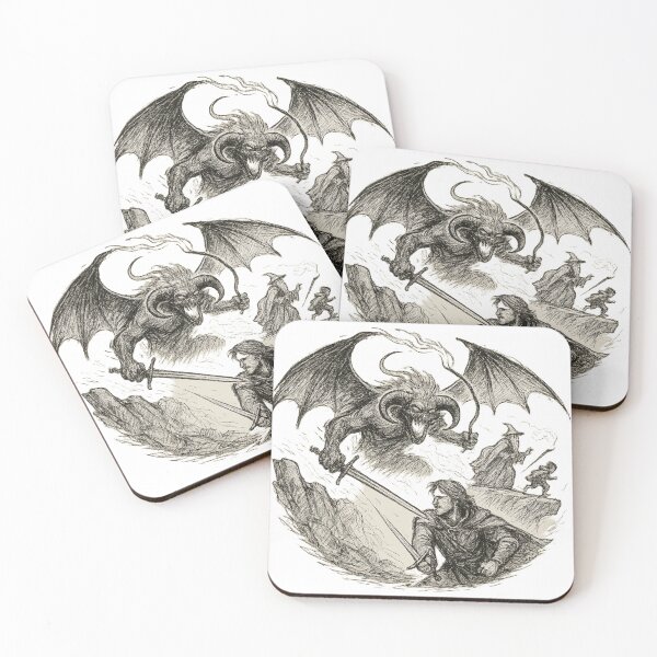 Item preview, Balrog vs Aragorn designed and sold by AndrewWorld.