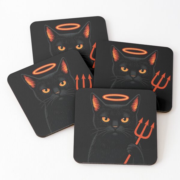 Item preview, Cat with Attitude: Fiery Feline Art designed and sold by Amr Siam.