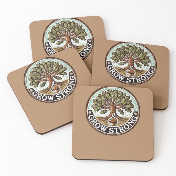 Item preview, Grow Strong, Mighty Oak designed and sold by FrictionMaxxing.