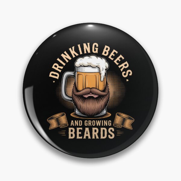 Item preview, Drinking Beer Funny Beard Lovers designed and sold by waazwee6.