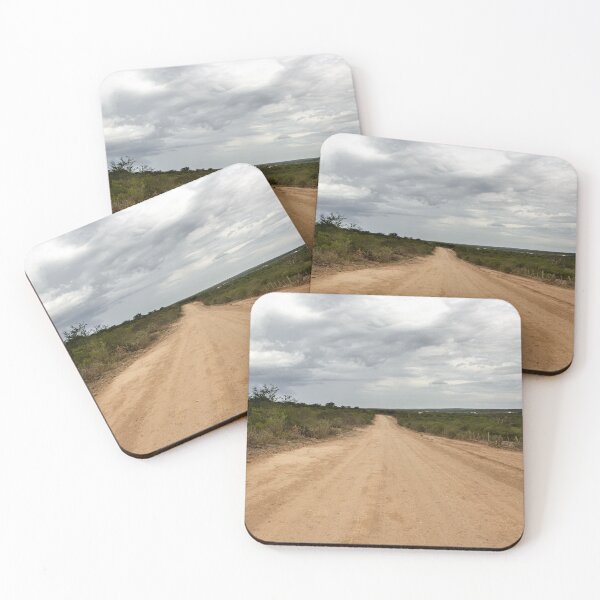 Item preview, a long empty dirt road and cloudy sky designed and sold by felipequeiroz.