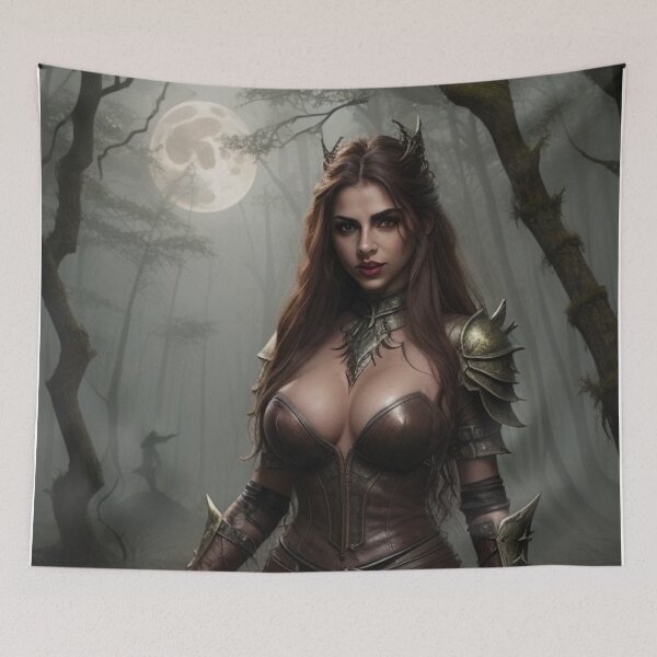 Item preview, Haunted Swamp Warrior – Sexy Dark Fantasy Beauty designed and sold by MissSaylor.
