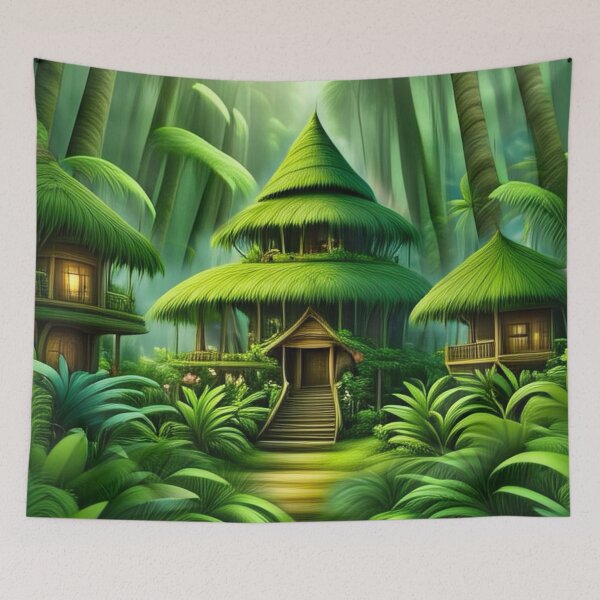 Item preview, tropical forest designed and sold by fantasiaDaria.
