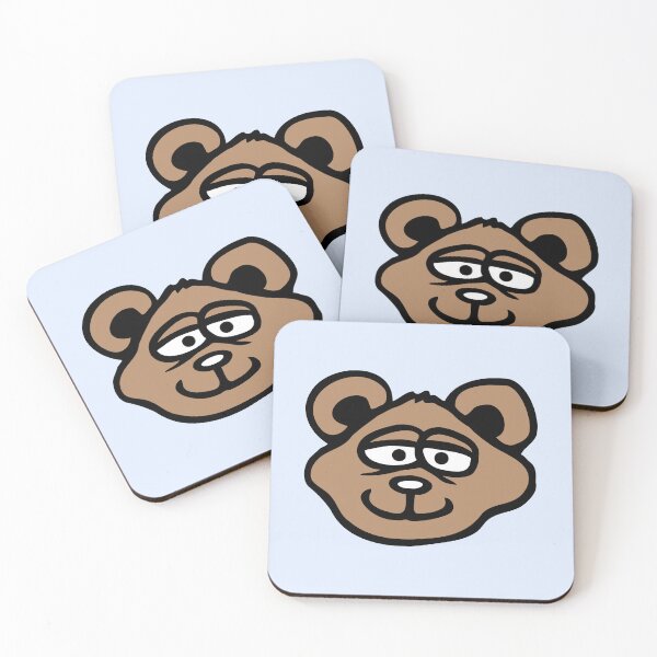Item preview, Bear Happy Smile Cute Teddy Friendly Comic Grizzly designed and sold by shirt-o-mat.