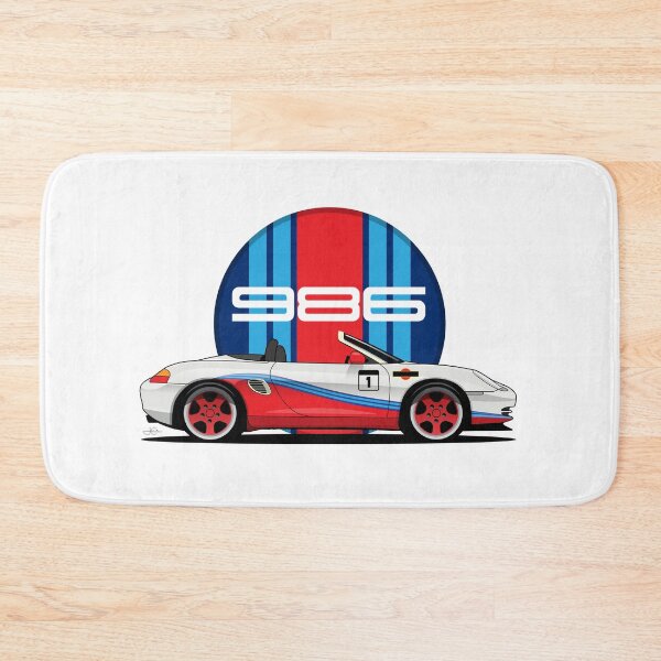 Item preview, Porsche 986 Boxster classic race car illustration designed and sold by blackdogshop.