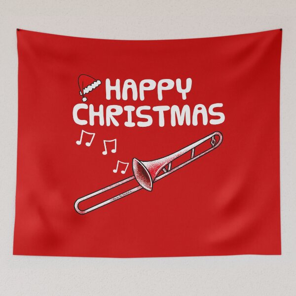 Item preview, Christmas Trombone Teacher Trombonist Brass Musician Santa designed and sold by doodlerob.