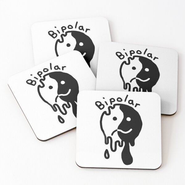 Item preview, Bipolar awareness sticker | mental health acceptance designed and sold by NeurodiverseTea.