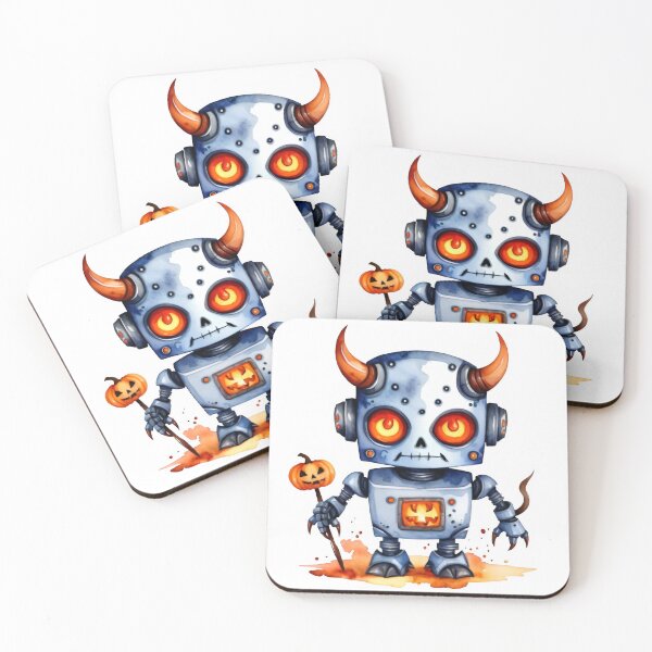 Item preview, Halloween Robot Monster 1 designed and sold by RedHearts76.