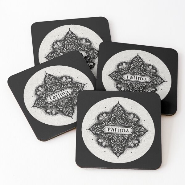 Item preview, Fatima Mandala Name Art – Islamic Decorative Calligraphy Design designed and sold by MomentumbyOla.