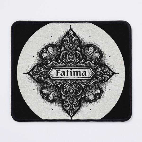Item preview, Fatima Mandala Name Art – Islamic Decorative Calligraphy Design designed and sold by MomentumbyOla.
