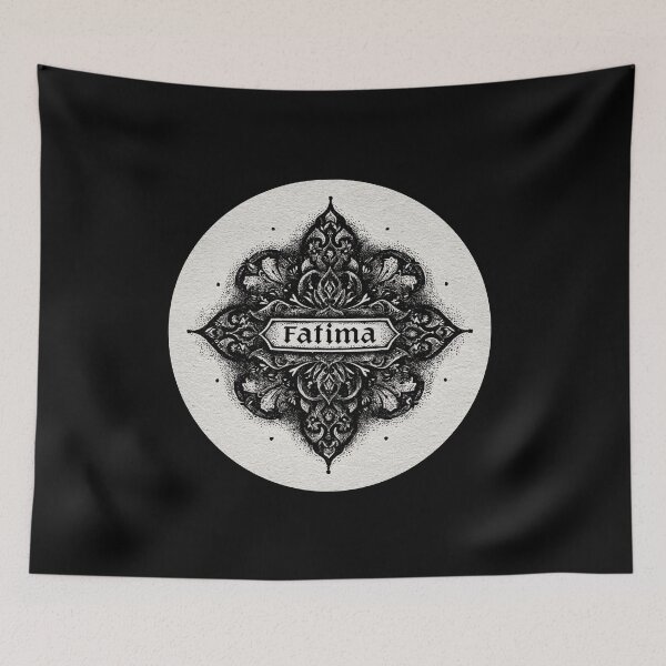 Item preview, Fatima Mandala Name Art – Islamic Decorative Calligraphy Design designed and sold by MomentumbyOla.