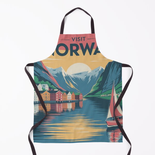 Item preview, Norway sea and mountain view designed and sold by AndrewWorld.