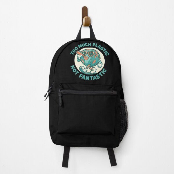 Item preview, Too Much Plastic Not Fantastic – Funny Earth Eco Awareness Sticker designed and sold by MomentumbyOla.