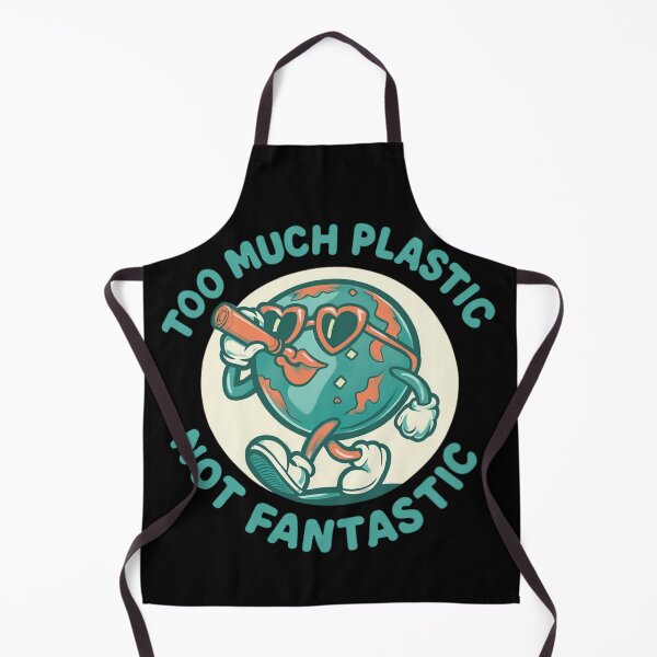 Item preview, Too Much Plastic Not Fantastic – Funny Earth Eco Awareness Sticker designed and sold by MomentumbyOla.