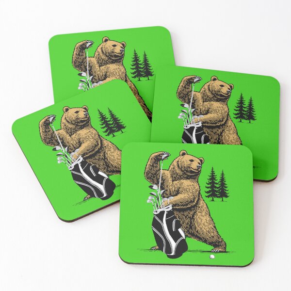 Item preview, Bear Golfer designed and sold by AMERICANCHEEZ.