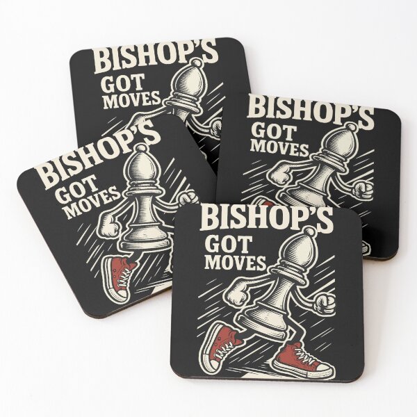 Item preview, Bishop's Got Moves Chess Player Board Game designed and sold by LuminOrb.