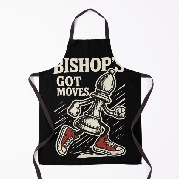 Item preview, Bishop's Got Moves Chess Player Board Game designed and sold by LuminOrb.