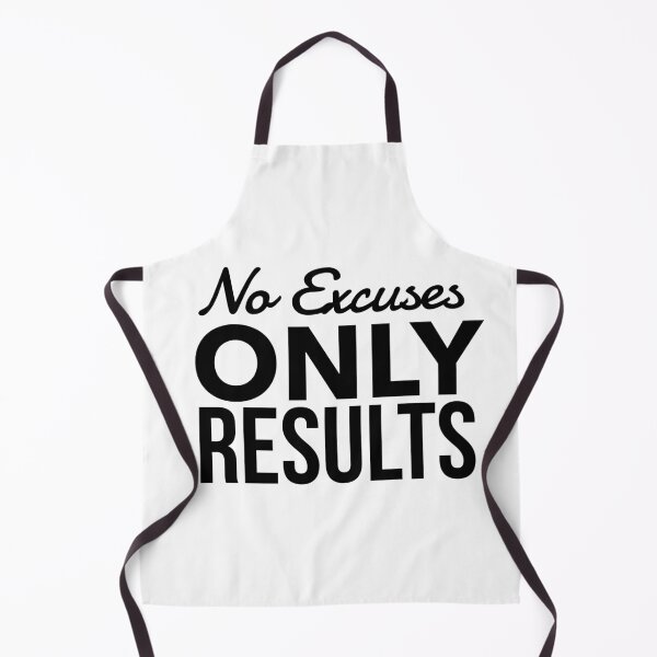 Item preview, No Excuses. Only Results - Bold Motivation for Action-Oriented People designed and sold by Soaring Eagle.