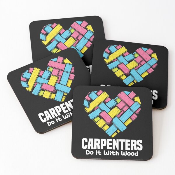 Item preview, CARPENTERS DO IT WITH WOOD - CARPENTER designed and sold by KEF Custom.
