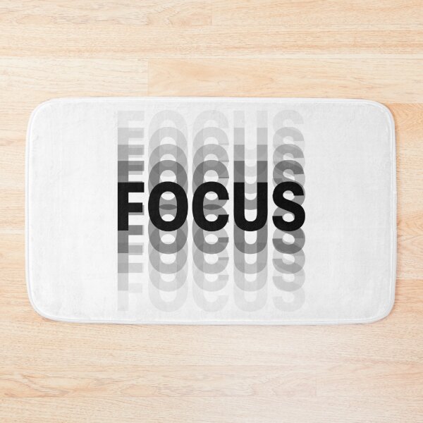 Item preview, Minimalist "FOCUS" Typography on White Background designed and sold by AFernandesDSG.