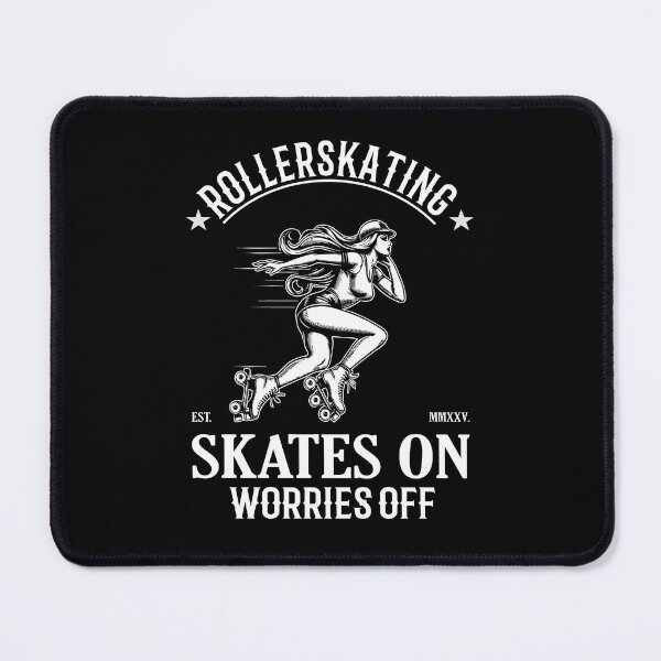 Item preview, Cool roller skating design – freedom on wheels designed and sold by RetroMaritalArt.