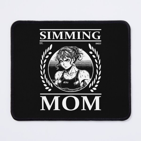 Item preview, Swimming Mom – Japanese comic style designed and sold by RetroMaritalArt.
