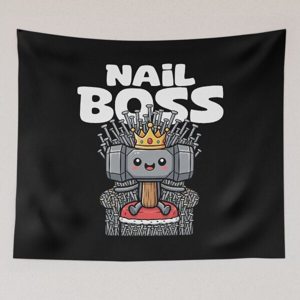 Item preview, NAIL BOSS - CARPENTER designed and sold by KEF Custom.