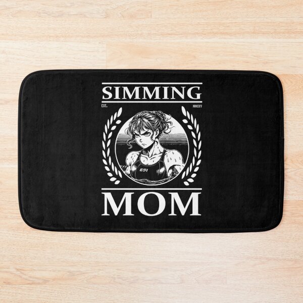Item preview, Swimming Mom – Japanese comic style designed and sold by RetroMaritalArt.