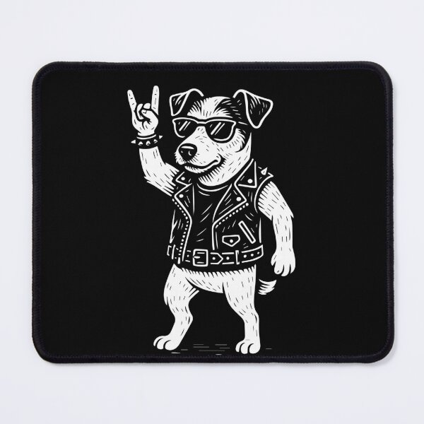 Item preview, Metal Music Jack Russell Terrier Rock Funny Heavy designed and sold by LuminOrb.